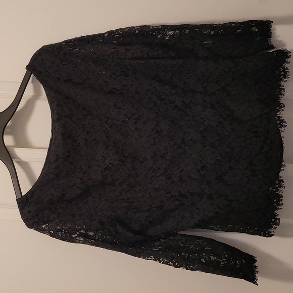 Kate Hill Fancy, Sophisticated Lace Top. Size 16. Wedding. Cocktail. Party. - Picture 3 of 12